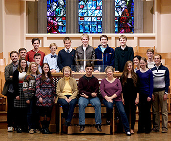 St. Olaf organ and church music students