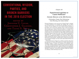 Cover of "Conventional Wisdom, Parties, and Broken Barriers in the 2016 Election" book