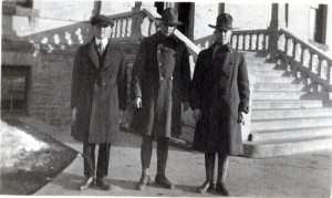 SATC with Harold Havig '22 in the middle, Fall 1918