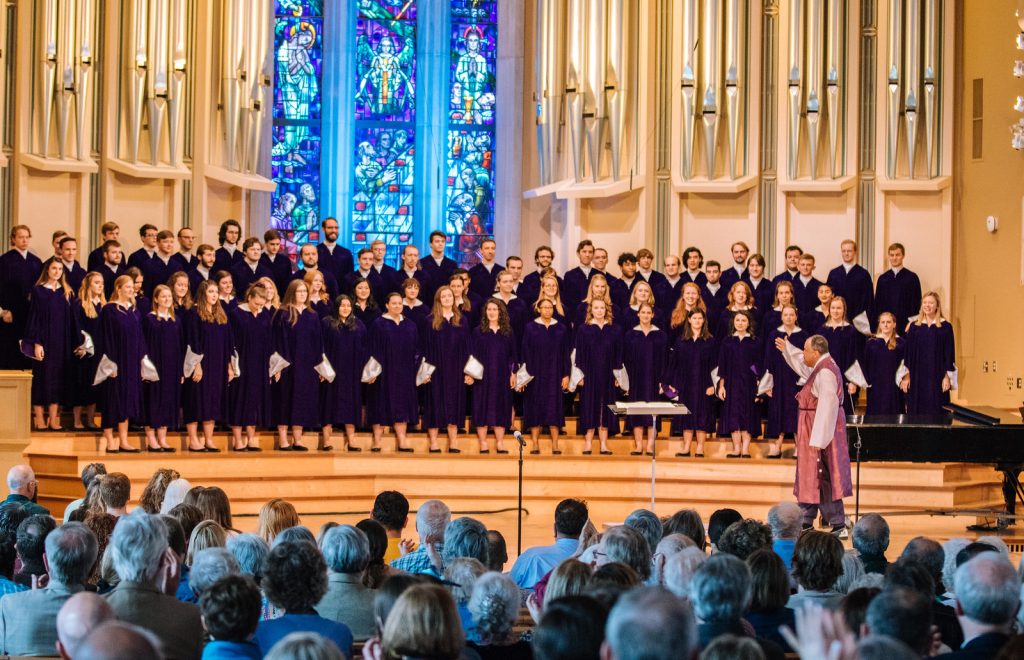 St. Olaf Choir in Boe Chapel