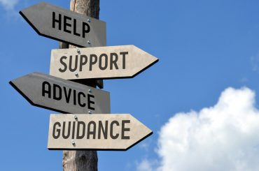 Help, support, advice, guidance signpost