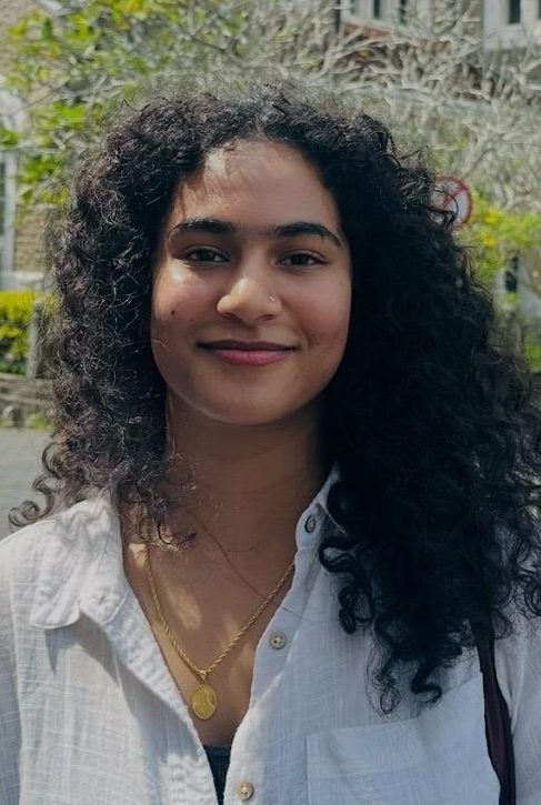 Kiara Fonseka smiling at the camera