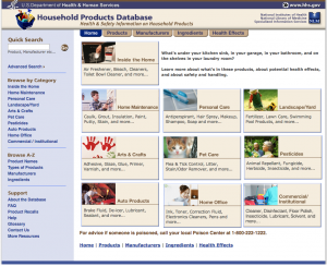 Household Products Database: Health and Safety Information on