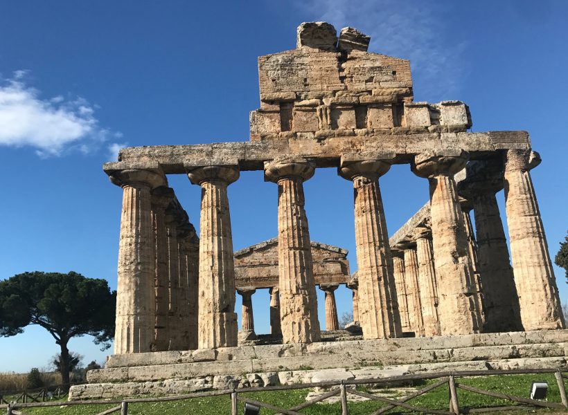 Greek Temple in Paestum Italy
