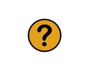 Question Icon - black and gold