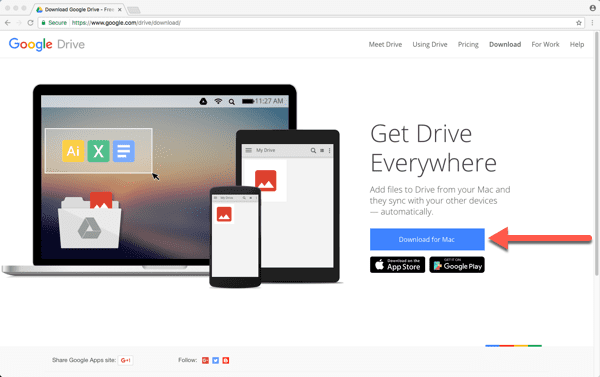 download the last version for mac Google Drive 76.0.3