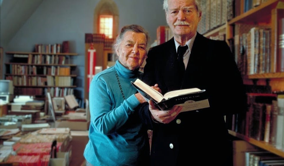 Edna & Howard Hong, founders of the Library Edna & Howard Hong, founders of the Library