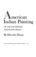 Book cover for American Indian painting of the Southwest and Plains areas.