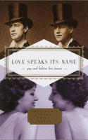 Book cover for Love speaks its name : gay and lesbian love poems 