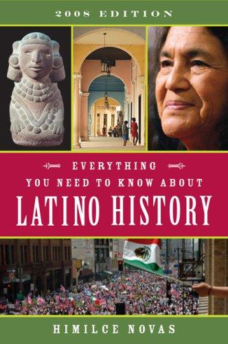Book cover for Everything you need to know about Latino history 