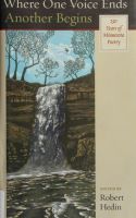 Book cover for Where one voice ends another begins : 150 years of Minnesota poetry 