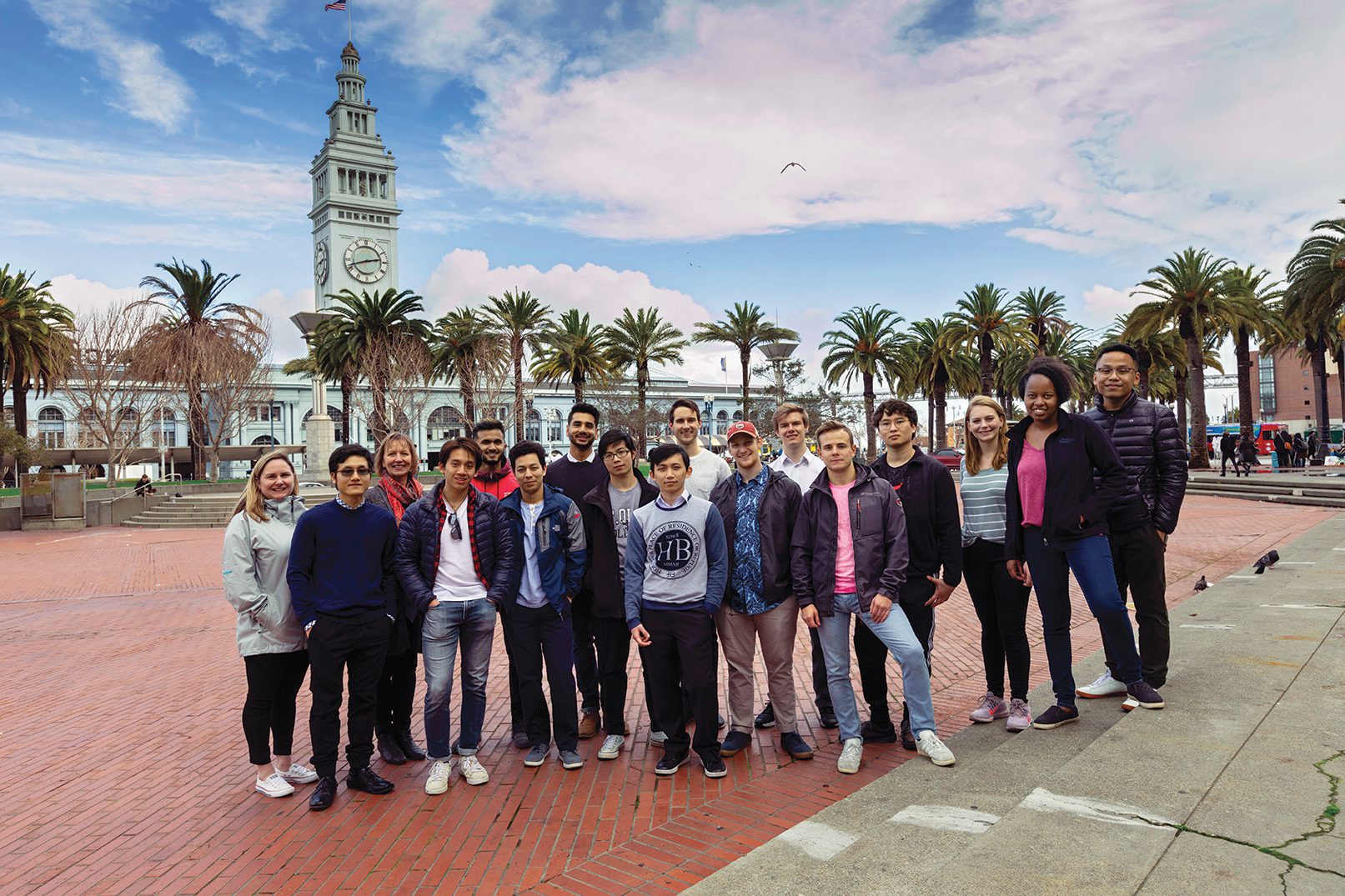 St Olaf students visting San Francisco