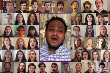 St. Olaf Choir performing