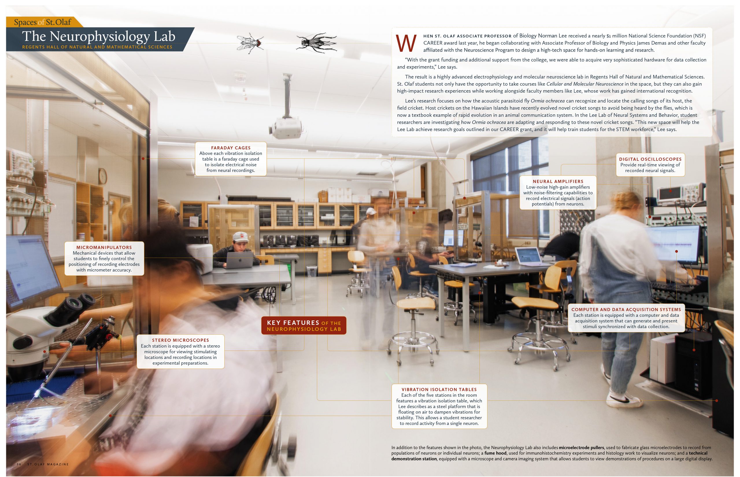 Neurophysiology Lab at St. Olaf College