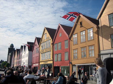 Wharf in Bergen