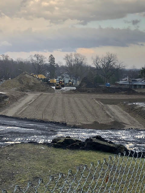 Photo of Site Grading at the Ole Avenue Project from March 10, 2021