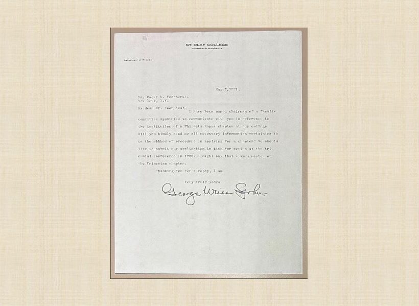 1921 – Initial Inquiry 2
