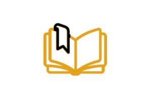 Icon showing a book