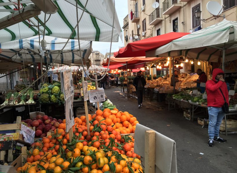 Italy Sicily Palermo Market