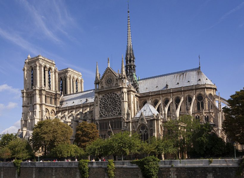 Europe France Paris Notre Dame Cathedral