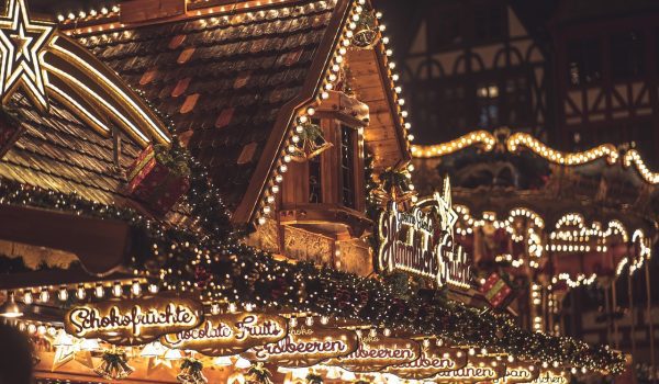Europe Christmas Market single roof lights