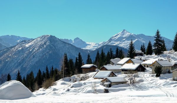 Europe alps mountains huts