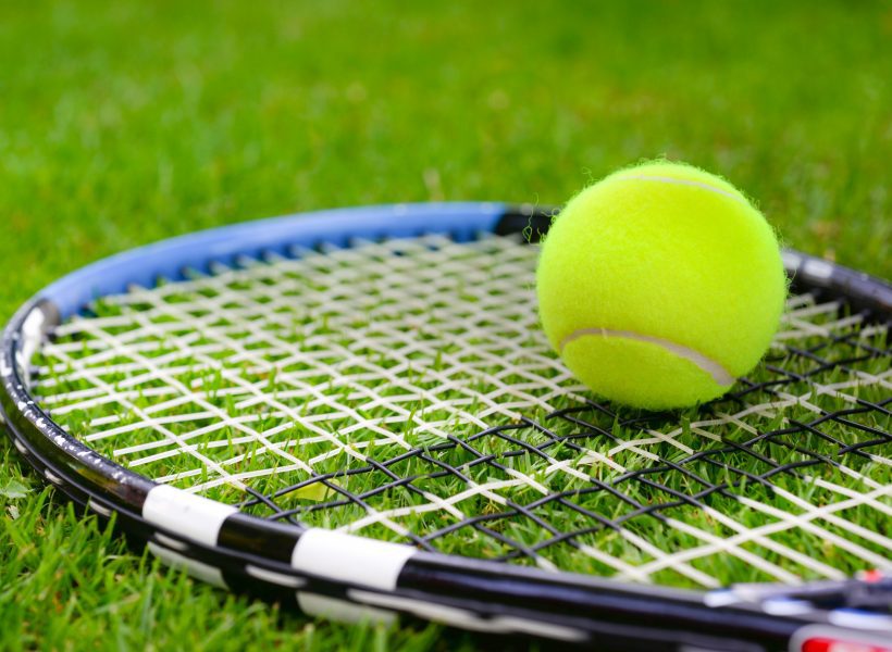 Tennis racket and ball sports