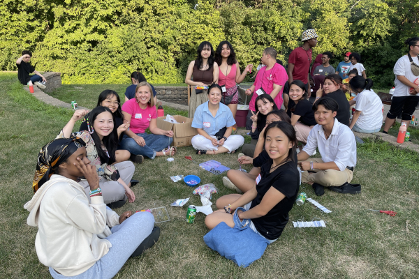 Bonfire night_mentor event – students and mentors